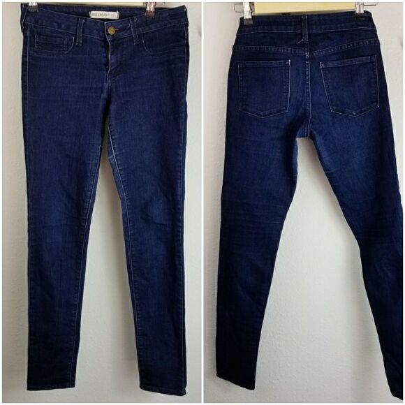 Bullhead black dark wash blue denim jean legging - Picture 1 of 8